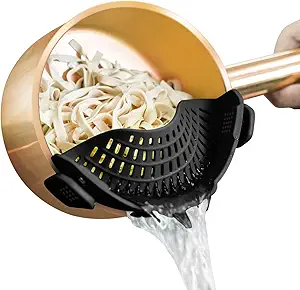 UOON Clip On Strainer Silicone for All Pots and Pans