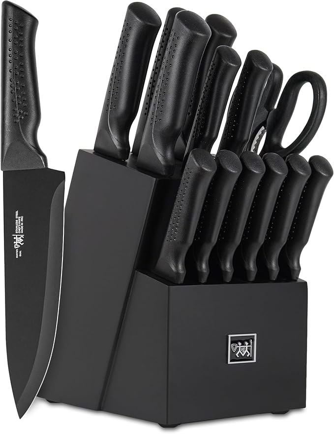 Knife Set, 15 Pcs Kitchen Knife