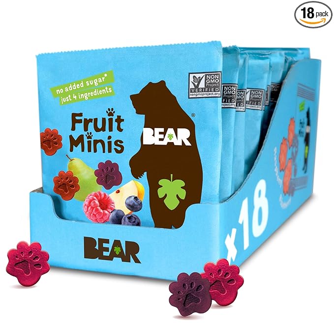 BEAR Real Fruit Snack Minis