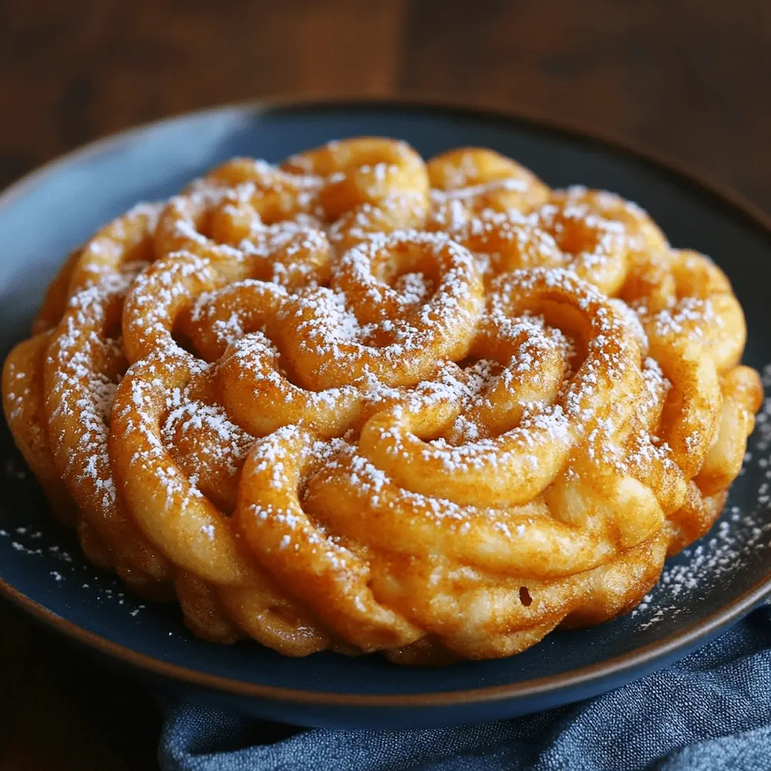 Easy 3 Ingredient Funnel Cake (No Mix Needed!)
