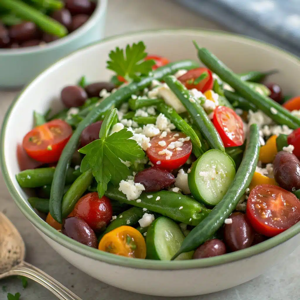 Home page 16 mediterranean green bean salad