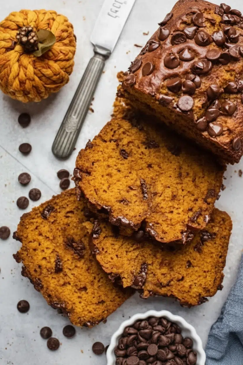 Home page 28 The BEST Moist Pumpkin Chocolate Chip Bread Recipe